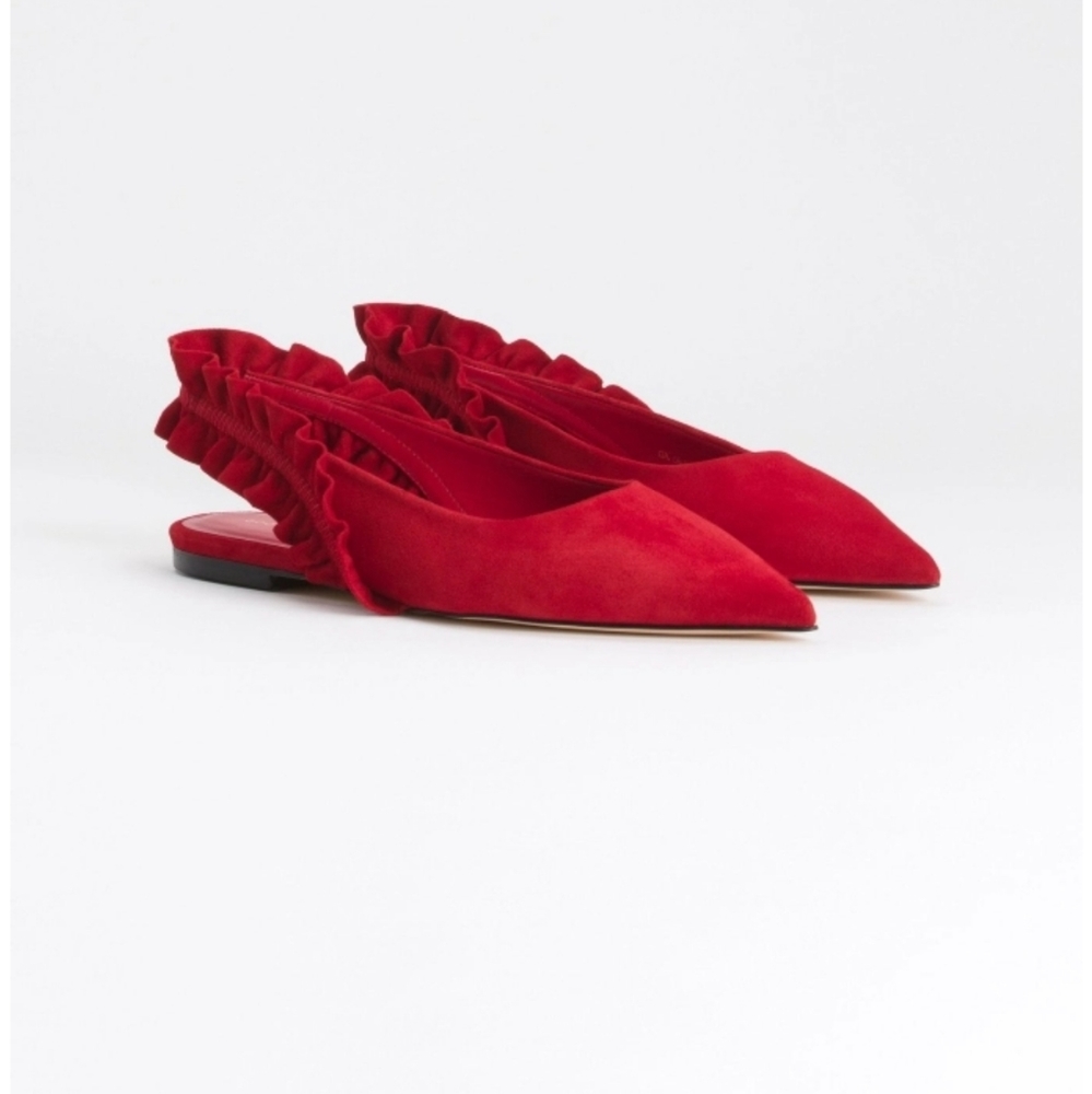 NWOB Good American Show Off Flat Shoes 7